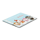 Caroline'S Treasures Merry Christmas Carolers Entlebucher Mouse Pad, Multicolor, 7.75X9.25 (Bb2369Mp)