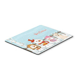 Caroline'S Treasures Merry Christmas Carolers Westie Mouse Pad, Multicolor, 7.75X9.25 (Bb2373Mp)