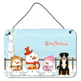 Caroline'S Treasures Merry Christmas Carolers Appenzeller Sennenhund Wall Or Door Hanging Prints Bb2374Ds812, 8 X 12,