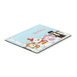 Caroline'S Treasures Merry Christmas Appenzeller Sennenhund Mouse Pad, Multicolor, 7.75X9.25 (Bb2374Mp)