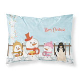 Caroline'S Treasures Merry Christmas Carolers Swiss Hound Fabric Standard Pillowcase Bb2375Pillowcase, Multicolor