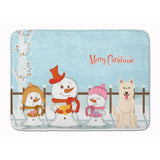 Caroline'S Treasures Merry Christmas White German Shepherd Floor Mat, 19 X 27, Multicolor
