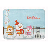 Caroline'S Treasures Christmas Carolers Miniature Schanuzer Floor Mat, 19 X 27, Multicolor