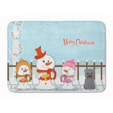 Caroline'S Treasures Merry Christmas Glen Of Imal Grey Floor Mat, 19 X 27, Multicolor