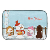 Caroline'S Treasures Bb2394Ddm Dish Drying Mat, 14 X 21, Christmas Carolers