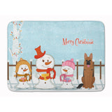 Caroline'S Treasures Merry Christmas German Shepherd Floor Mat, 19 X 27, Multicolor