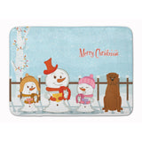 Caroline'S Treasures Christmas Carolers Dogue De Bourdeaux Floor Mat, 19 X 27, Multicolor