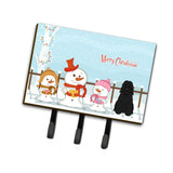 Caroline'S Treasures Merry Christmas Carolers Bouvier Des Flandres Leash Or Key Holder Bb2405Th68, Triple, Multicolor