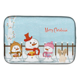 Caroline'S Treasures Bb2408Ddm Dish Drying Mat, 14 X 21, Christmas Carolers