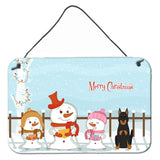 Caroline'S Treasures Christmas Carolers Merry Beauce Shepherd Dog Wall Or Door Hanging Prints Bb2411Ds812, 8 X 12