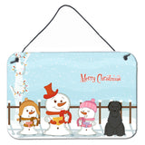Caroline'S Treasures Merry Christmas Carolers Briard Black Wall Or Door Hanging Prints Bb2412Ds812, 8 X 12, Multicolor