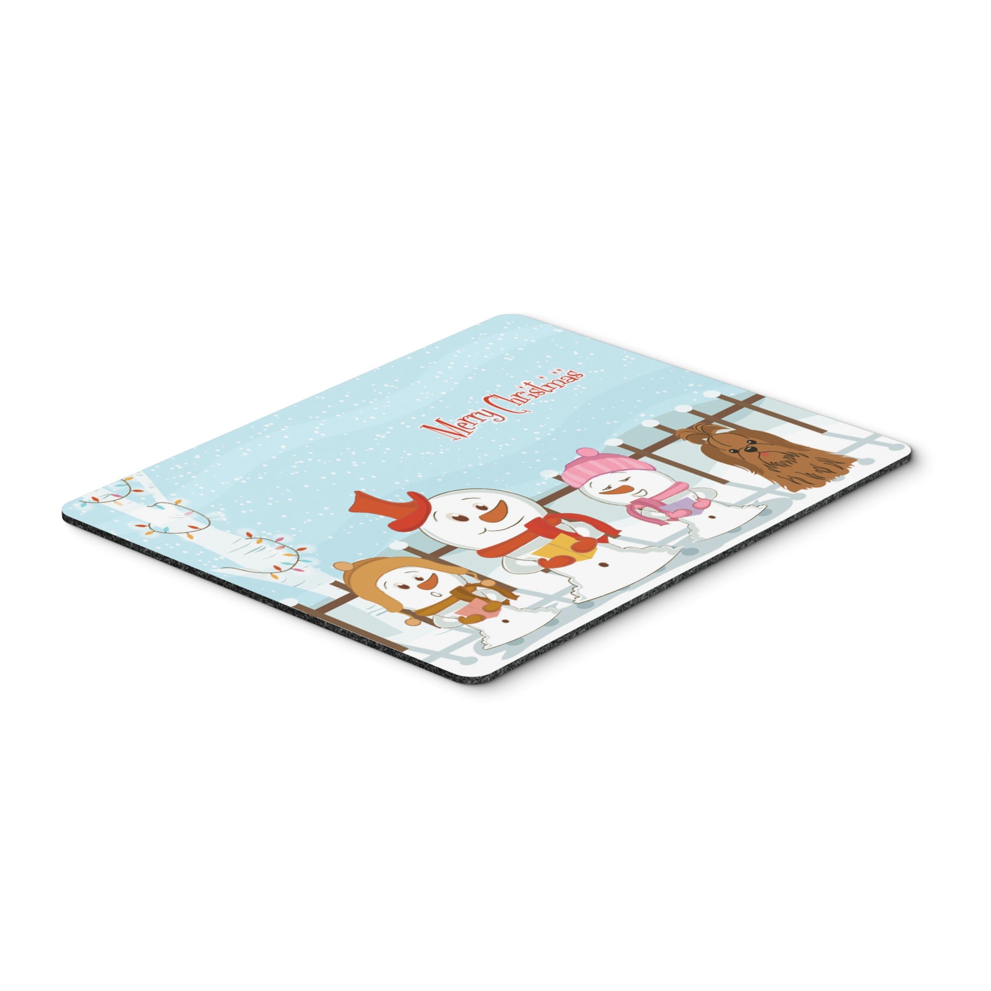 Caroline'S Treasures Merry Christmas Carolers Shih Tzu Chocolate Mouse Pad, Multicolor, 7.75X9.25 (Bb2417Mp)