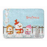 Caroline'S Treasures Merry Christmas Bedlington Terrier Blue Floor Mat, 19 X 27, Multicolor
