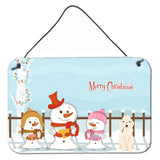 Caroline'S Treasures Christmas Carolers Merry Bedlington Terrier Sandy Wall Or Door Hanging Prints Bb2422Ds812, 8 X 12