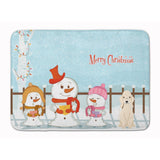 Caroline'S Treasures Christmas Bedlington Terrier Sandy Floor Mat, 19 X 27, Multicolor