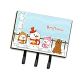Caroline'S Treasures Christmas Carolers Merry Cocker Spaniel Red Leash Or Key Holder Bb2426Th68, Triple