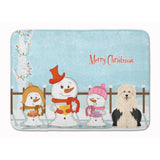 Caroline'S Treasures Merry Christmas Old English Sheepdog Floor Mat, 19 X 27, Multicolor