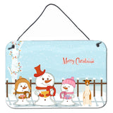 Caroline'S Treasures Merry Christmas Carolers Whippet Wall Or Door Hanging Prints Bb2430Ds812, 8 X 12, Multicolor