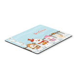 Caroline'S Treasures Merry Christmas Carolers Whippet Mouse Pad, Multicolor, 7.75X9.25 (Bb2430Mp)