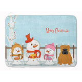 Caroline'S Treasures Merry Christmas English Bulldog Red Floor Mat, 19 X 27, Multicolor