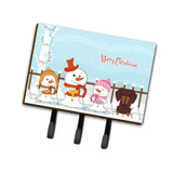 Caroline'S Treasures Merry Christmas Carolers Dachshund Chocolate Leash Or Key Holder Bb2462Th68, Triple, Multicolor
