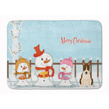 Caroline'S Treasures Christmas Bull Terrier Dark Brindle Floor Mat, 19 X 27, Multicolor