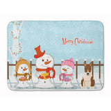 Caroline'S Treasures Merry Christmas Bull Terrier Brindle Floor Mat, 19 X 27, Multicolor