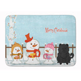 Caroline'S Treasures Merry Christmas Chow Black Floor Mat, 19 X 27, Multicolor