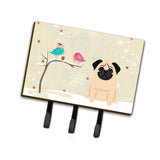 Caroline'S Treasures Christmas Presents Friends Pug Fawn Leash Or Key Holder Bb2480Th68, Triple