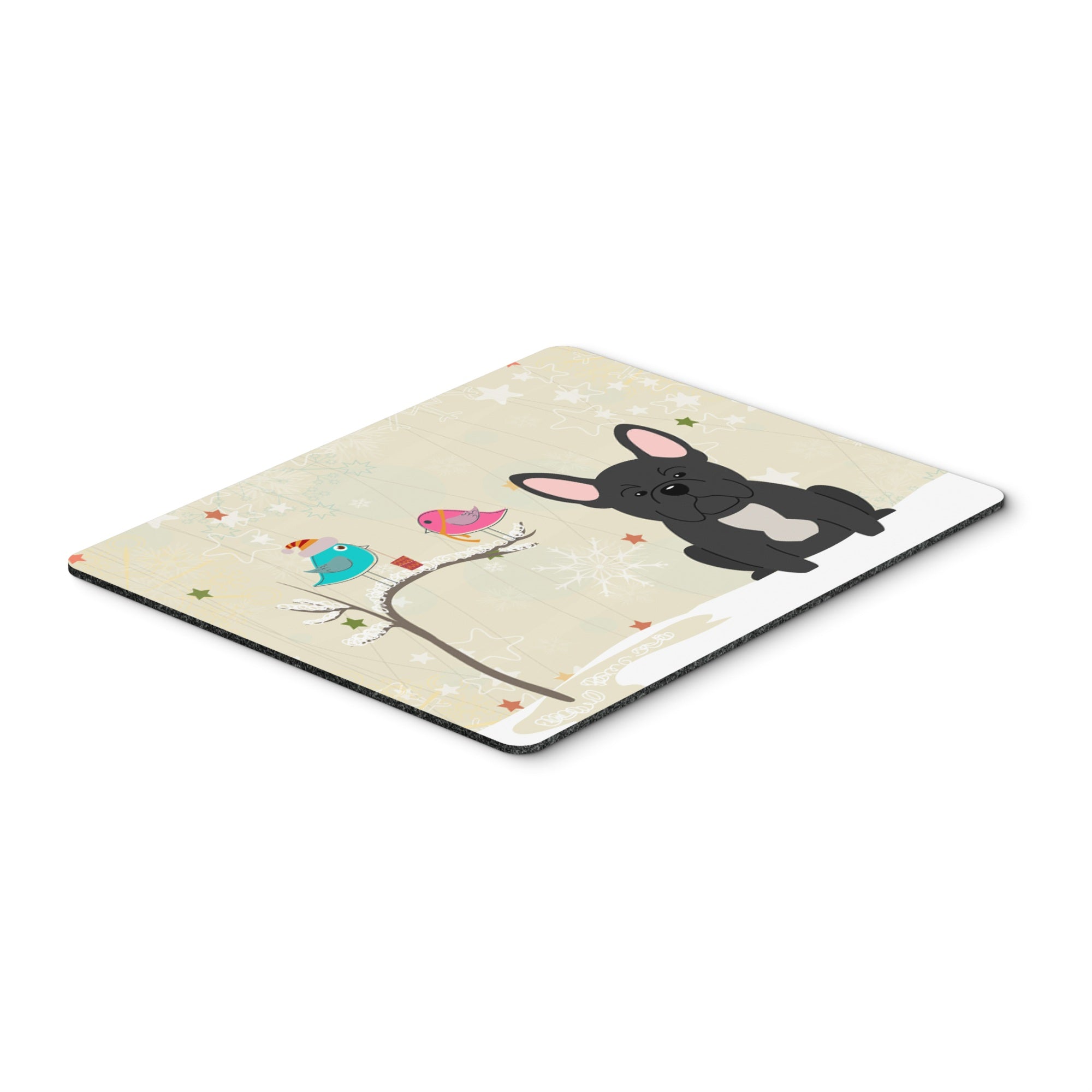 Caroline'S Treasures Christmas Presents, French Bulldog Black Mouse Pad, Multicolor, 7.75X9.25 (Bb2486Mp)