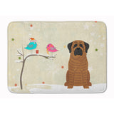 Caroline'S Treasures Christmas Presents Mastiff Brindle Floor Mat, 19 X 27, Multicolor