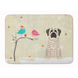 Caroline'S Treasures Christmas Mastiff Brindle White Floor Mat, 19 X 27, Multicolor