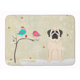 Caroline'S Treasures Christmas Presents Friend Mastiff White Floor Mat, 19 X 27, Multicolor