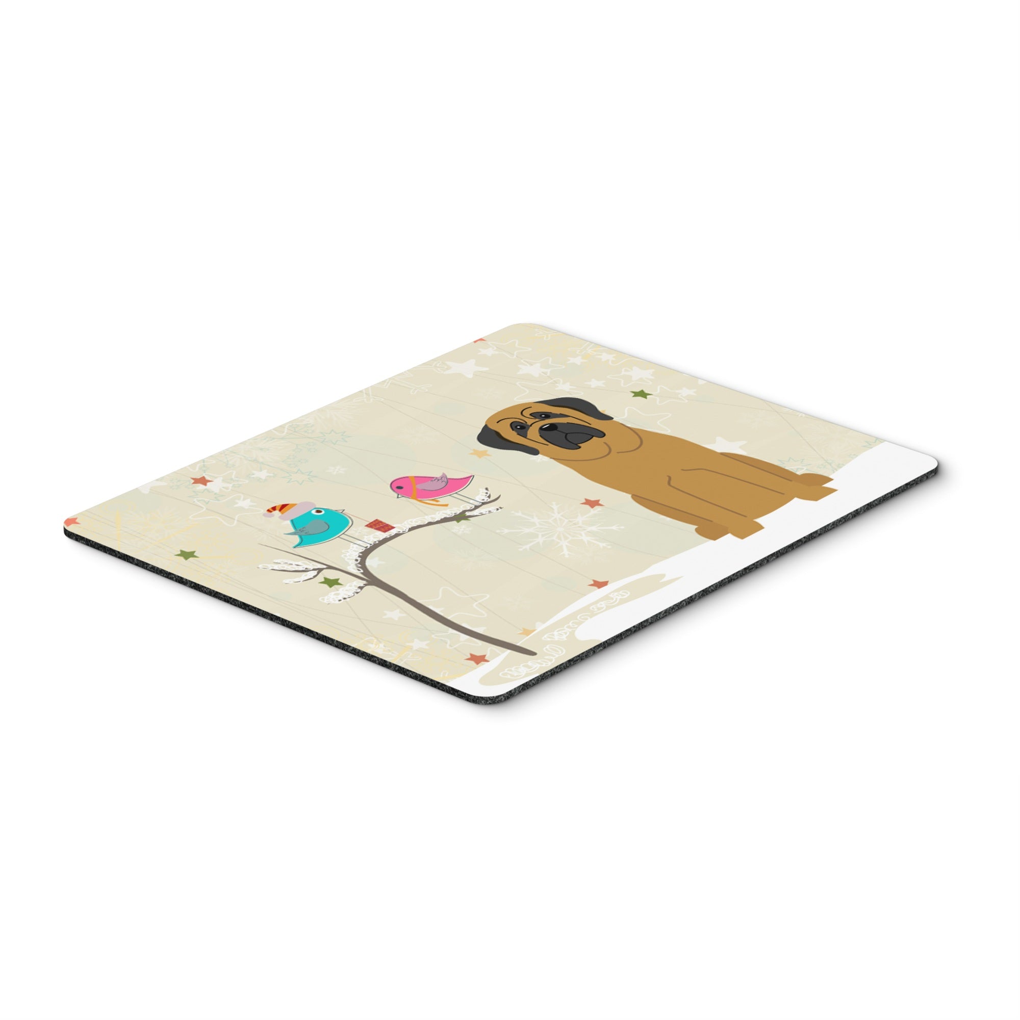 Caroline'S Treasures Christmas Presents Between Friends Mastiff Mouse Pad, Multicolor, 7.75X9.25 (Bb2490Mp)