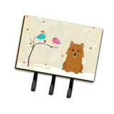 Caroline'S Treasures Christmas Presents Between Friends Norwich Terrier Leash Or Key Holder Bb2492Th68, Triple, Multicolor