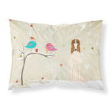 Caroline'S Treasures Christmas Presents Between Friends Borzoi Fabric Standard Pillowcase Bb2495Pillowcase, Multicolor