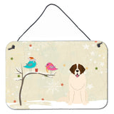 Caroline'S Treasures Christmas Presents Between Friends Moscow Watchdog Wall Or Door Hanging Prints Bb2499Ds812, 8 X 12,