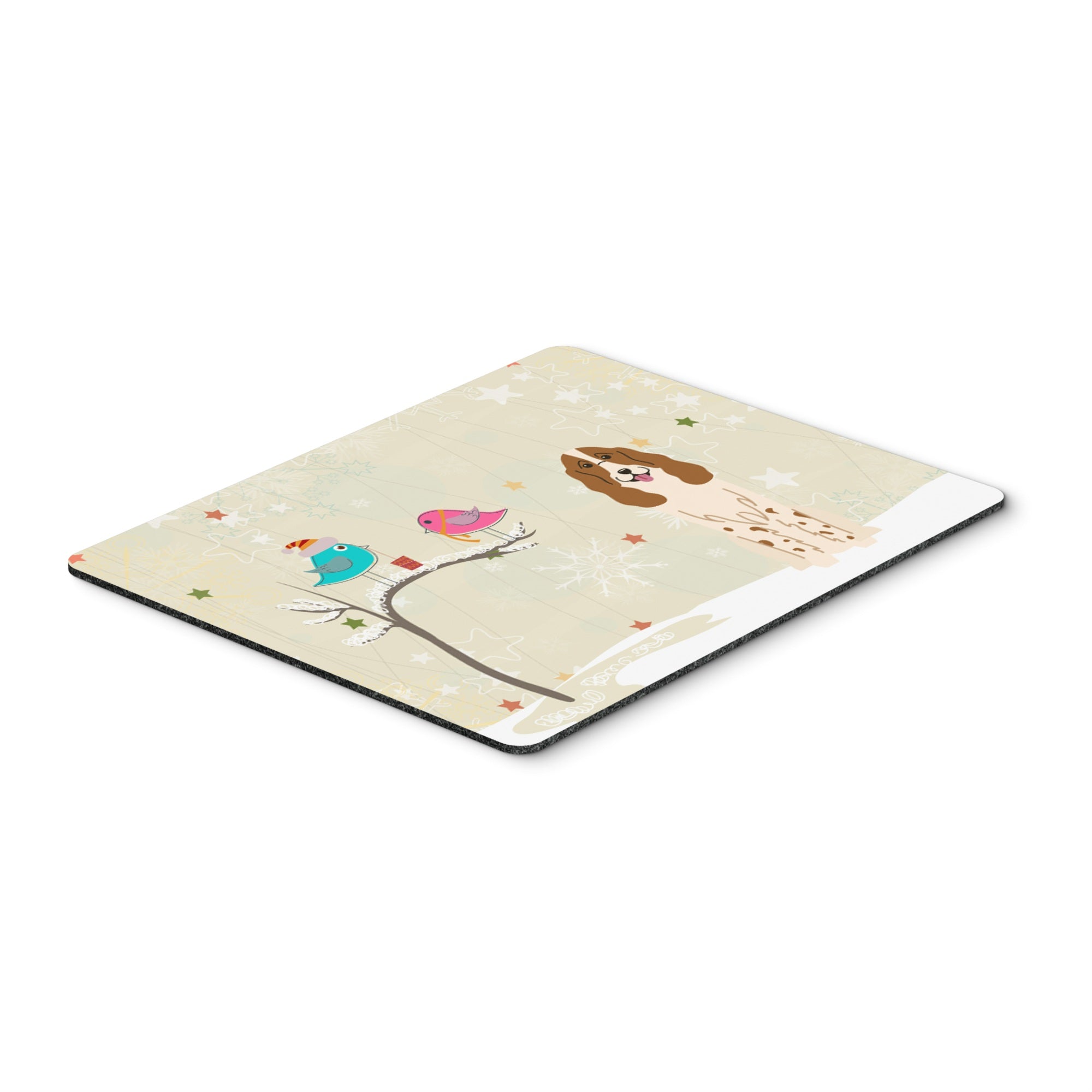 Caroline'S Treasures Christmas Presents, Russian Spaniel Mouse Pad, Multicolor, 7.75X9.25 (Bb2503Mp)
