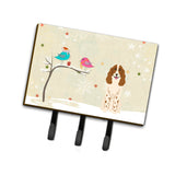 Caroline'S Treasures Christmas Presents Between Friends Russian Spaniel Leash Or Key Holder Bb2503Th68, Triple, Multicolor