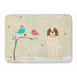 Caroline'S Treasures Christmas Presents Friend Saint Bernard Floor Mat, 19 X 27, Multicolor