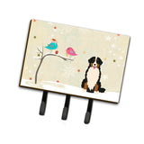 Caroline'S Treasures Christmas Presents Friends Bernese Mountain Dog Leash Or Key Holder Bb2508Th68, Triple