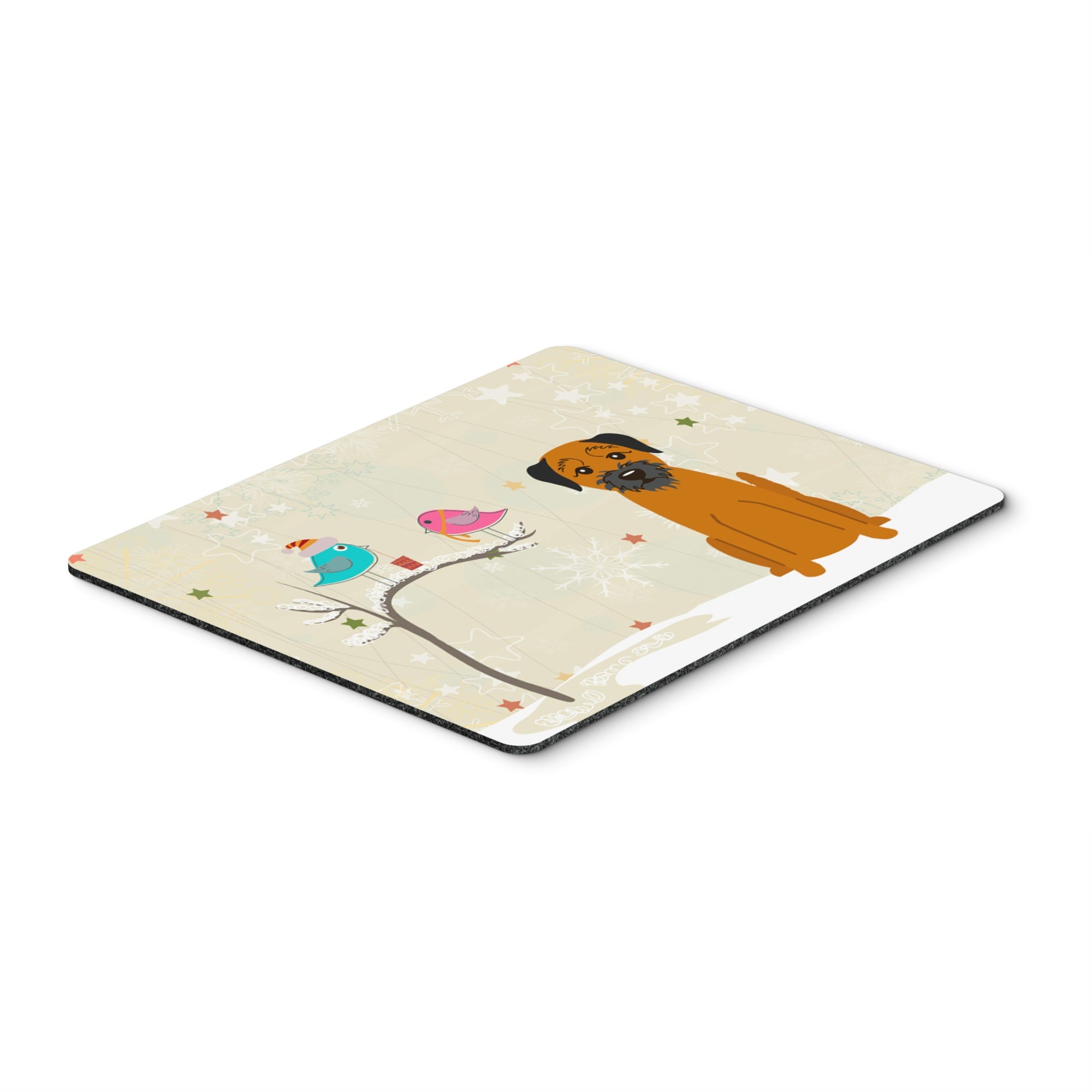 Caroline'S Treasures Christmas Presents, Border Terrier Mouse Pad, Multicolor, 7.75X9.25 (Bb2511Mp)