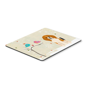 Caroline'S Treasures Christmas Presents, Beagle Tricolor Mouse Pad, Multicolor, 7.75X9.25 (Bb2512Mp)