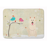 Caroline'S Treasures Christmas White German Shepherd Floor Mat, 19 X 27, Multicolor
