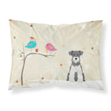 Caroline'S Treasures Christmas Presents Between Friends Miniature Schanuzer Salt And Pepper Fabric Standard Pillowcase Bb2526P