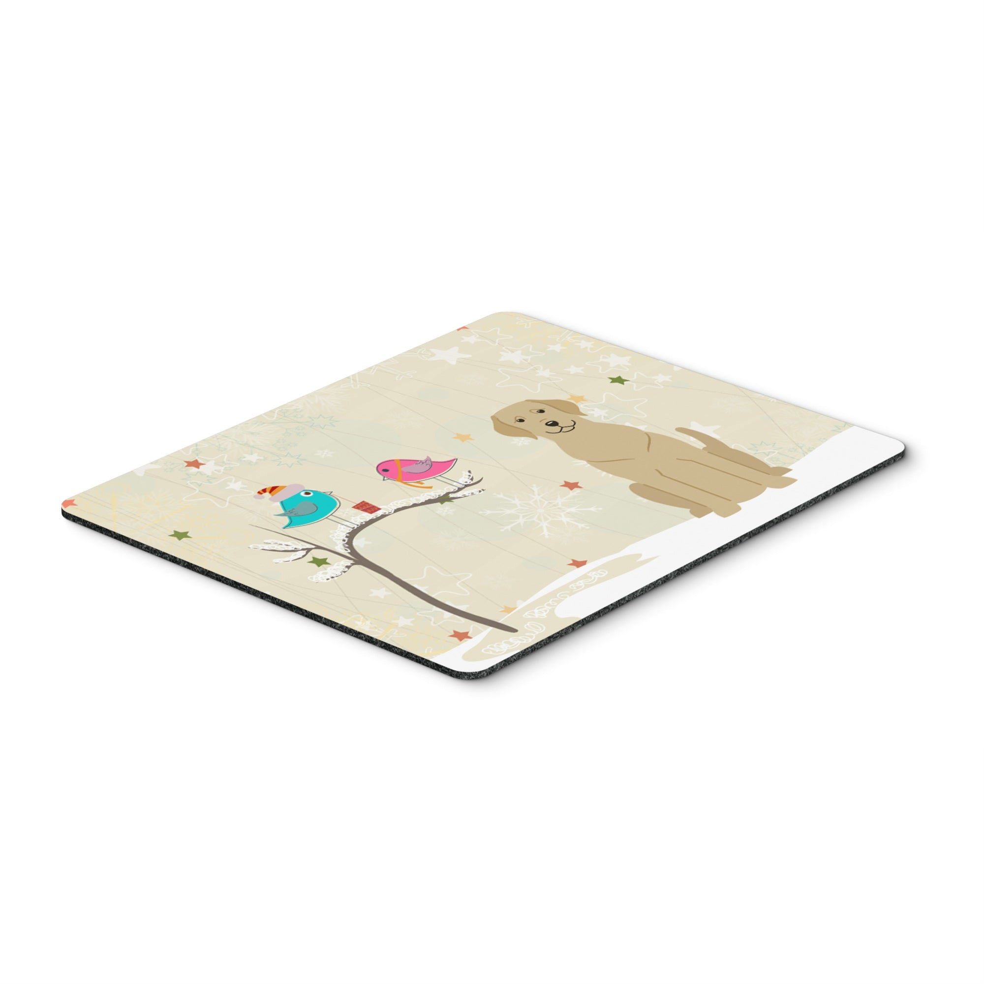 Caroline'S Treasures Christmas Presents, Yellow Labrador Mouse Pad, Multicolor, 7.75X9.25 (Bb2527Mp)