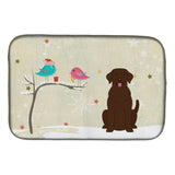 Caroline'S Treasures Bb2528Ddm Dish Drying Mat, 14 X 21, Christmas Presents