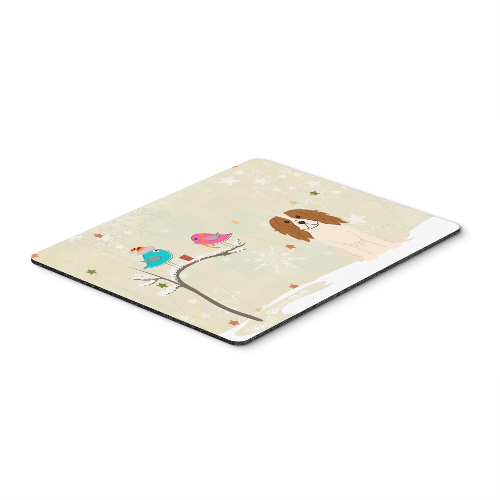 Caroline'S Treasures Christmas Presents, Cavalier Spaniel Mouse Pad, Multicolor, 7.75X9.25 (Bb2530Mp)