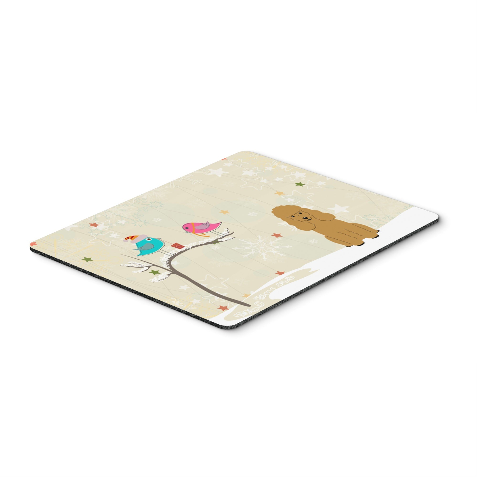 Caroline'S Treasures Christmas Presents, Poodle Tan Mouse Pad, Multicolor, 7.75X9.25 (Bb2541Mp)
