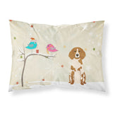 Caroline'S Treasures Christmas Presents Friends Brittany Spaniel Fabric Standard Pillowcase Bb2544Pillowcase
